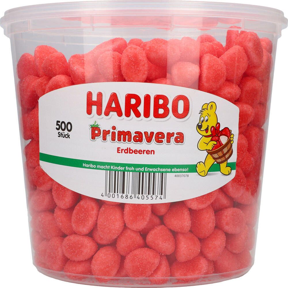 Haribo Primavera Jordbær (Erdbeeren) 500 | Stort udvalg af Ha