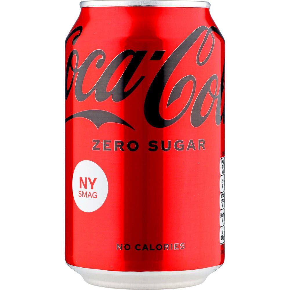 Coca Cola Zero 330ml | Stort udvalg af Cola Zero 24 x 3
