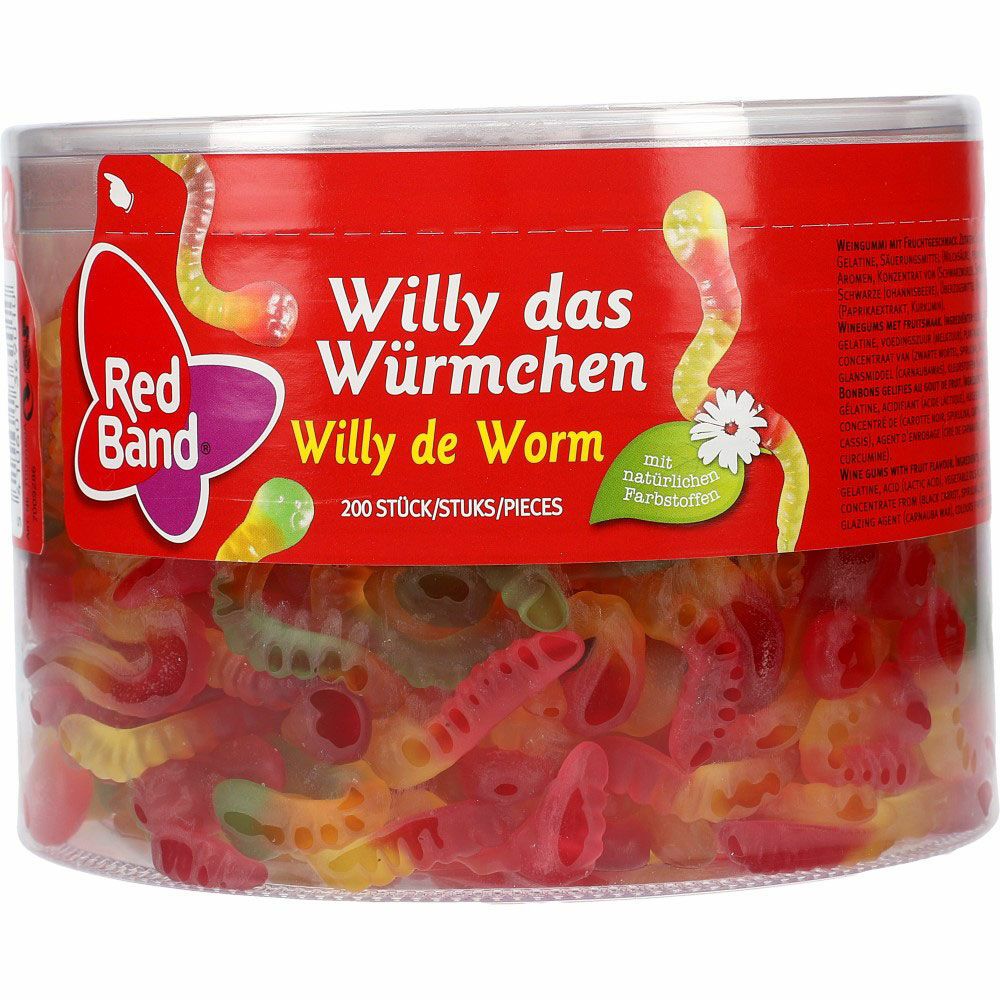 Red Band Willy Würmchen 1100g slik | Stort af Red