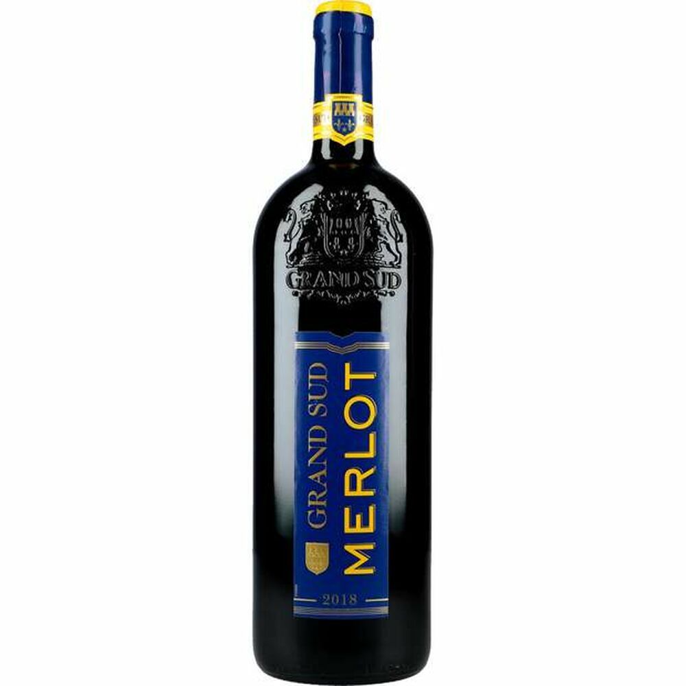Grand Sud Merlot 12 5 100 cl Stort udvalg af Grand Sud Merlot