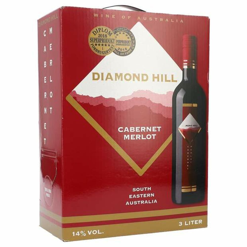 Diamond Hill Cabernet Merlot 13,5% BiB 3L | Stort udvalg af Dia