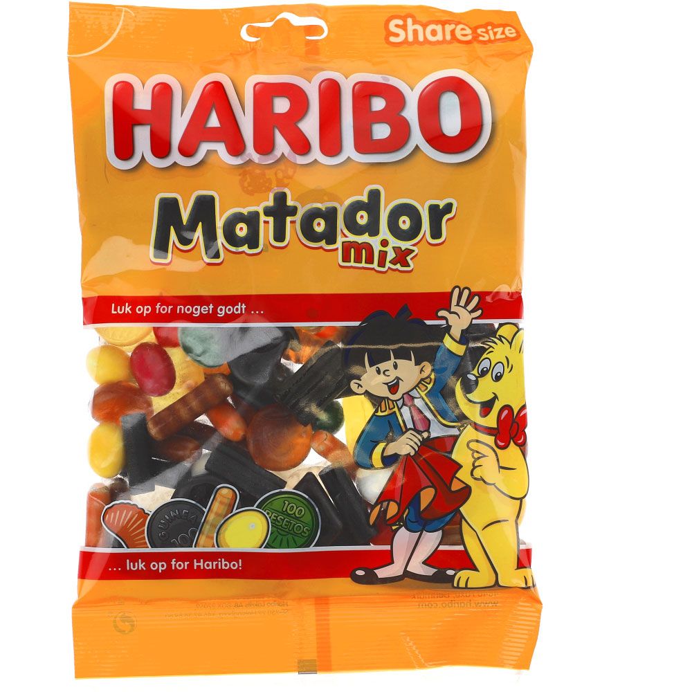 support onsdag liner Haribo Matador Mix 375 g | Stort udvalg af Haribo Matador Mix 375