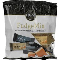 Nordthy Fudge Mix Med Vanilje / Havsalt And Saltet Lakrids 500 G