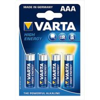 VARTA HIGH ENERGY AAA / LR03 Batterier (4 stk.)