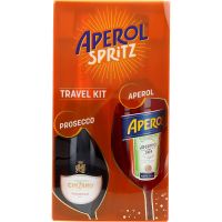Aperol Spritz 1 ltr. + Prosecco 0,75 11% ltr. Travel Kit