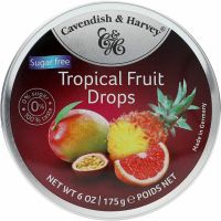 C&H Tropical Fruit Drops - sukkerfri, 175 g