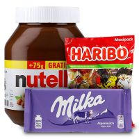 Nutella + Haribo + Milka Bundle