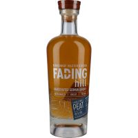 BIRKENHOF destilleri FADING Hill | Håndlavet tysk Single Malt Peated Whisky 0,7l glasflaske i Tube 45% vol.