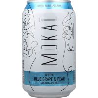Mokai Blue Grape & Pear 4,5% 18 x 330ml (Bedst før 29.06.2022)