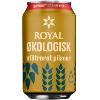 Royal Økologisk Ufiltreret Pilsner 4.8% 24 x 330ml BIO (Bedst før 20.02.2023)