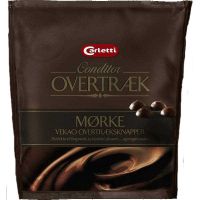 Carletti Overtræksknapper Mørke 200 g