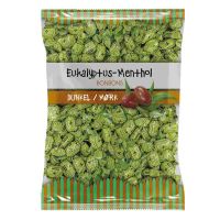 Eukalyptus-Menthol Bolcher Mørk 1 kg