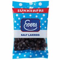 Evers Salt Lakrids Sukkerfri 70 g