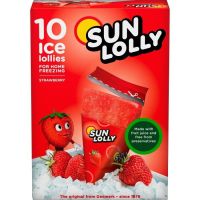 Sun Lolly Jordbær 10x65ml