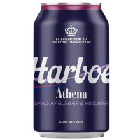 Harboe Athena Blåbær/Hindbær 24x330ml (Bedst før: 30.09.2024)