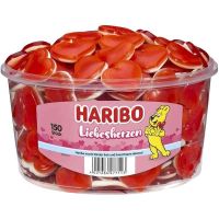 Haribo Liebesherzen 150 stk. 1,2 kg