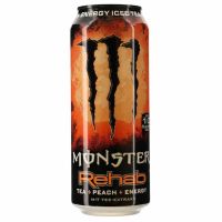 Monster Energy Rehab Tea+Peach+Energy 12x0,5 L