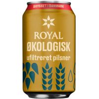 Royal Økologisk Ufiltreret Pilsner 4.8% 24 x 330ml BIO