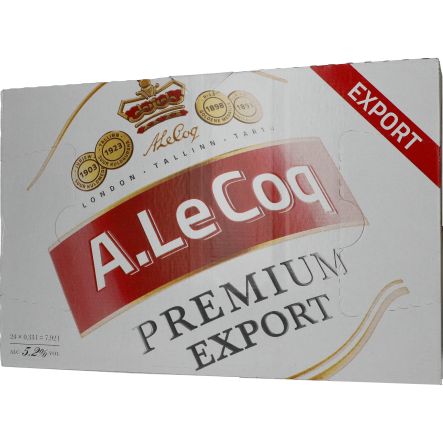 A Le Coq Premium Export 5 2 24 x 330ml Stort udvalg af A Le C