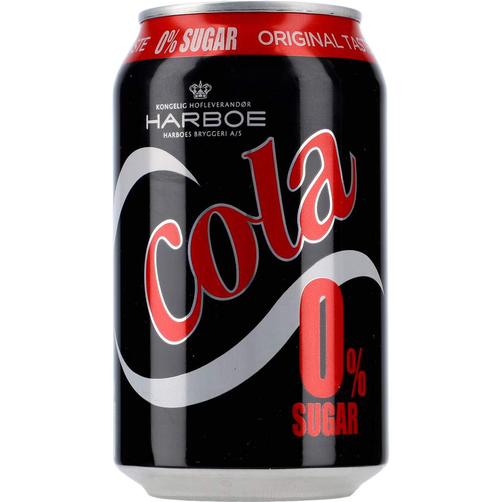 Harboe Cola 0% sukker 24 x 330ml